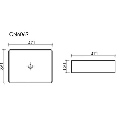 Умывальник Ceramica Nova CN6069