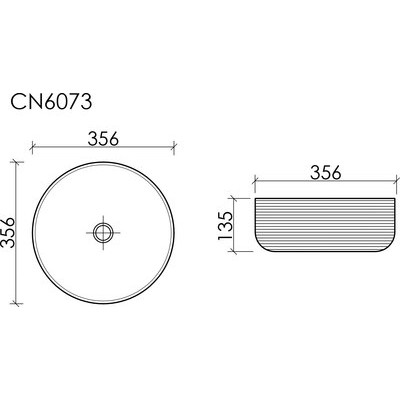 Умывальник Ceramica Nova CN6073MDH