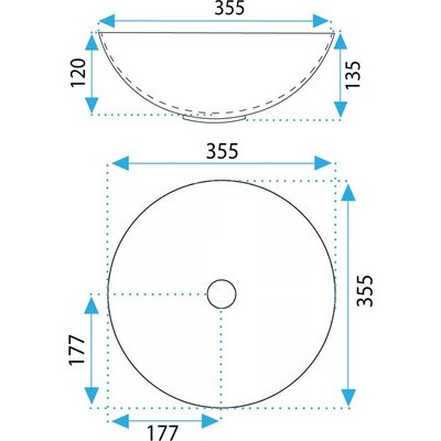 Умывальник REA Stella REA-U9088