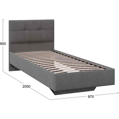 Односпальная кровать ТриЯ Элис тип 1 с мягкой обивкой 80x200