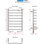 Полотенцесушитель водяной Ростела Чайка 80/8 (1/2