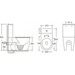 Унитаз напольный Cerutti Orlter / CT9867