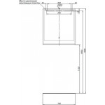 Зеркало Aquanet Милан 80 LED / 336405