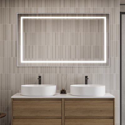 Зеркало BelBagno SPC-KRAFT-1400-800-SENS-AL