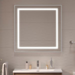 Зеркало BelBagno SPC-KRAFT-800-800-SENS-AL