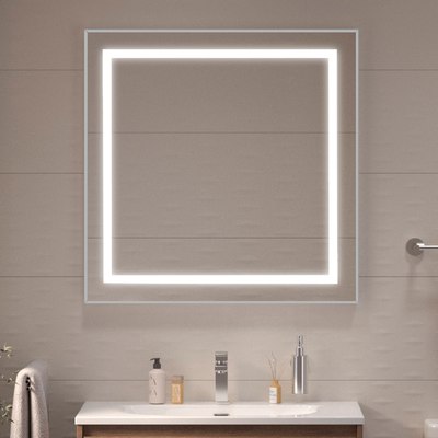 Зеркало BelBagno SPC-KRAFT-800-800-SENS-AL