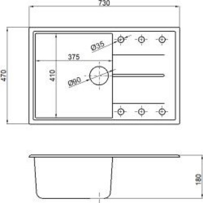 Мойка кухонная AV Engineering Benefit AVE730470GRA (серый)