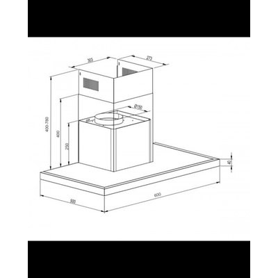 Вытяжка Т-образная Schtoff AMG TD 600