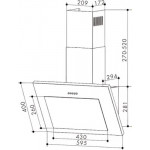 Вытяжка наклонная Exiteq EX-1496