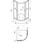 Душевой уголок Triton Ультра В 90х90