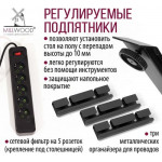 Компьютерный стол Millwood Подъемный Смарт с вырезом 160x80