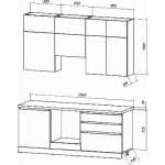 Кухонный гарнитур ВерсоМебель Эко Премиум 2.0