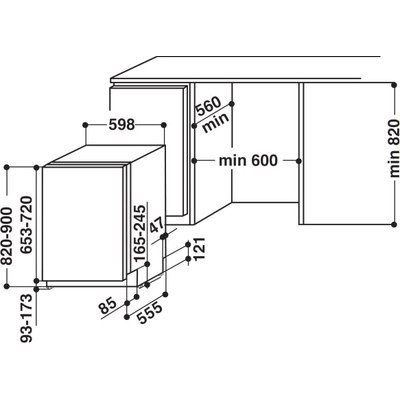 Посудомоечная машина Whirlpool WIC3C26F