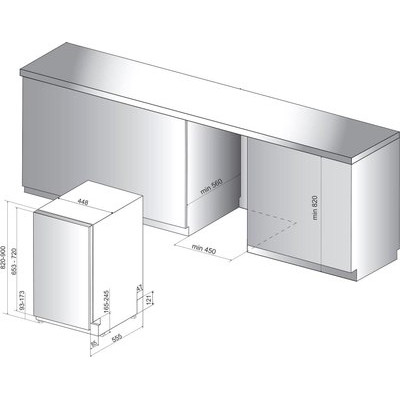 Посудомоечная машина Whirlpool WSIP4O33PFE