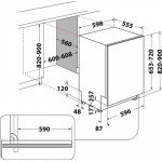 Посудомоечная машина Hotpoint-Ariston HIC3C26NWF