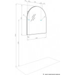 Шкаф с зеркалом для ванной Акватон Санта-Барбара 80