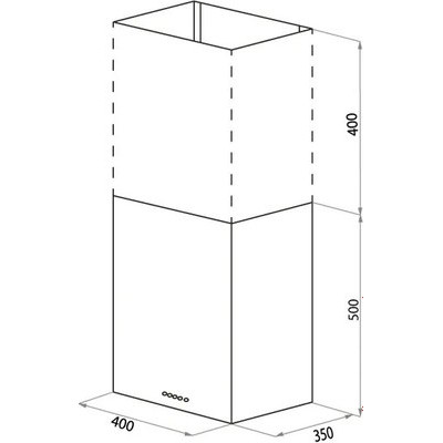 Вытяжка коробчатая MEFERI ROOMBOX40BK Comfort