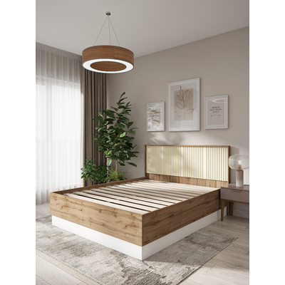 Полуторная кровать EcoWood Зелль 140x200 ECO.001.00068.140-200.376WML/1015