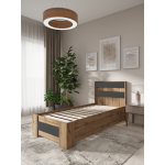 Полуторная кровать EcoWood Ивдель 120x200 ECO.001.00069.120-200.376WML/665PO