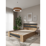 Полуторная кровать EcoWood Ивдель 140x200 ECO.001.00069.140-200.376WML/665PO